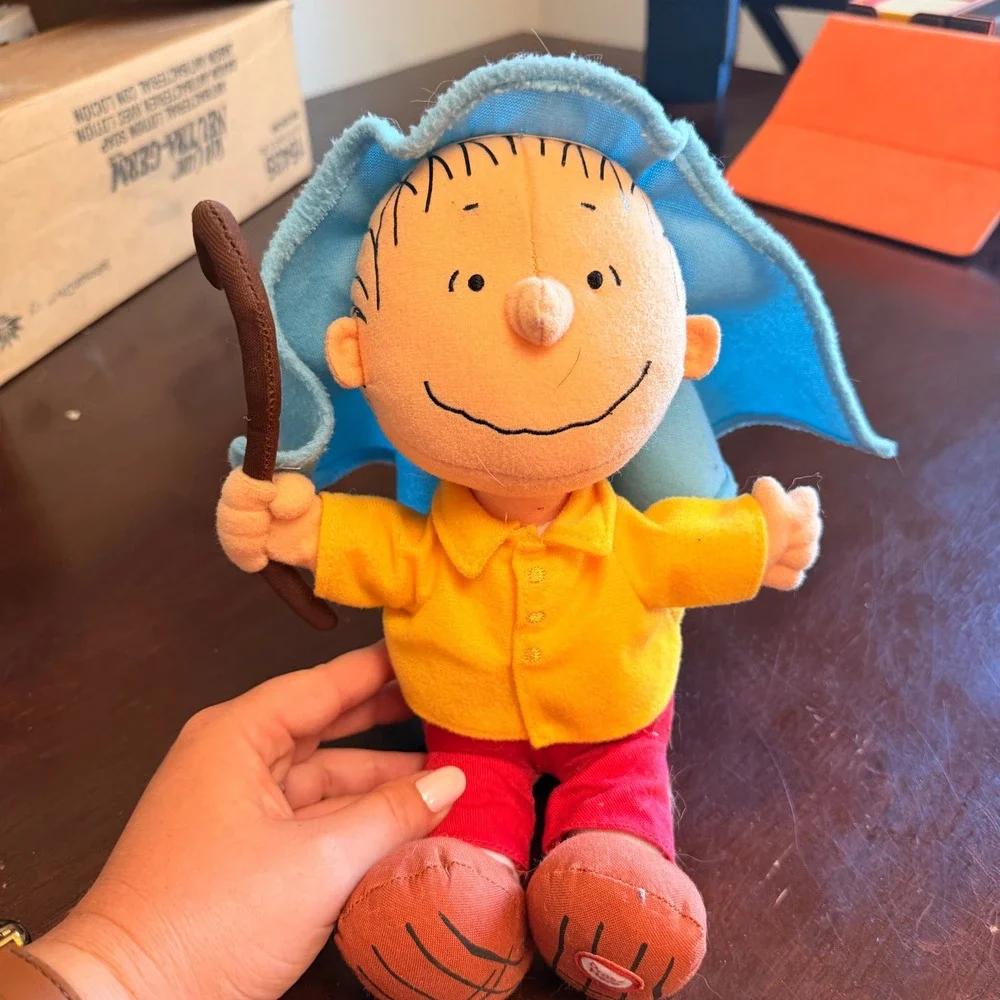 Hallmark Peanuts Linus Shepherd What Christmas Is All About Talking Plush Works